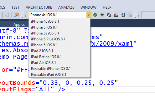 How to detect an iOS device when working with Xamarin and Visual Studio -  BenkoTIPS