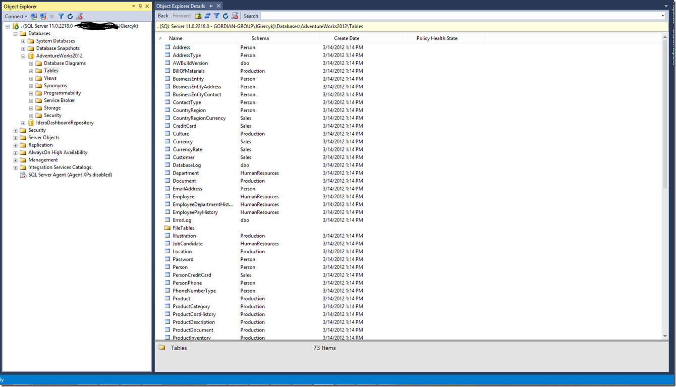 Getting SQL Server MetaData the EASY Way Using SSMS