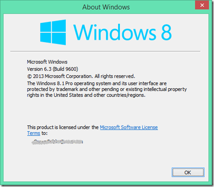 activation key for windows 8.1 build 9600