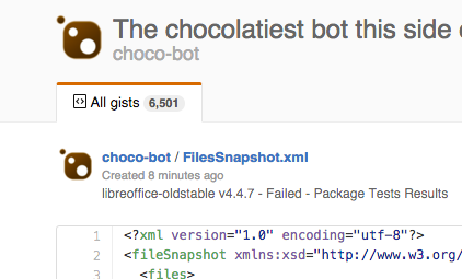 When chocobot hit 6500 packages verified When chocobot hit 6500 packages verified