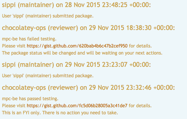 package review logging package review logging